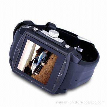 Mobile Phone Wristwatch with Headset, 2 to 32GB Memory Capacity and Bluetooth
